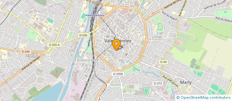 localisation de l'entreprise MADAME MARIE KACZKOWSKA  VALENCIENNES