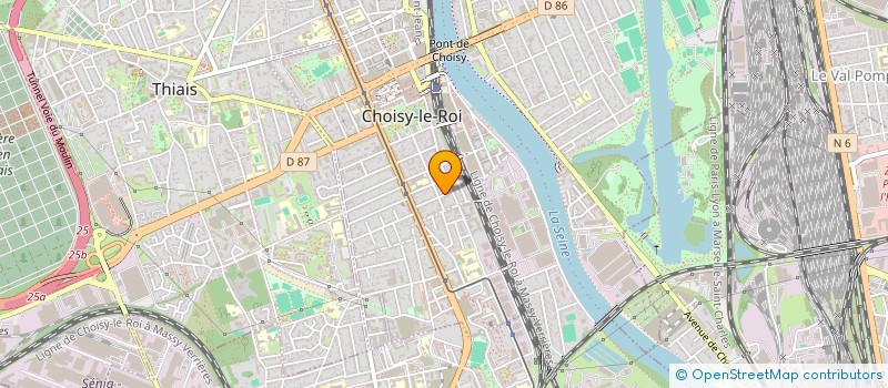 localisation de l'entreprise MADAME MARIE KANE  CHOISY-LE-ROI