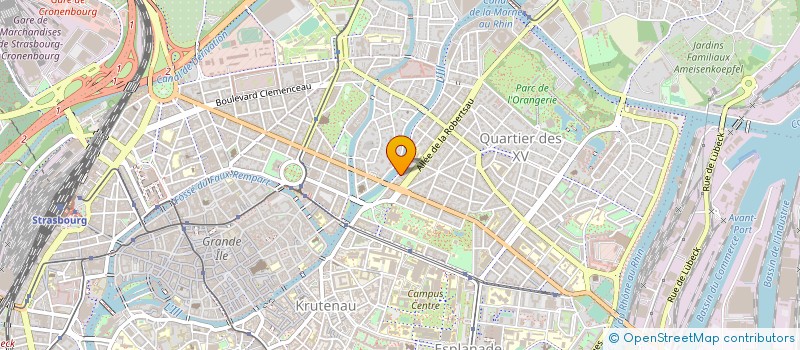 localisation de l'entreprise MADAME MARIE KAPFER à STRASBOURG