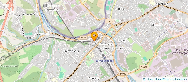 localisation de l'entreprise MADAME MARIE KAPPS  SARREGUEMINES