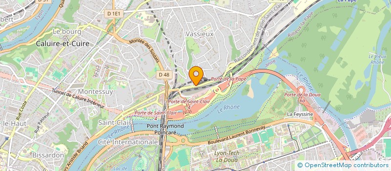 localisation de l'entreprise MADAME MARIE-KENZA BOUHADDOU  CALUIRE-ET-CUIRE