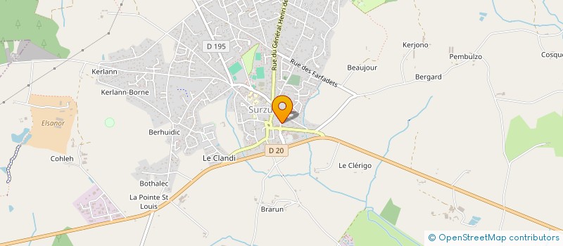 localisation de l'entreprise MADAME MARIE KERIGNARD  SURZUR