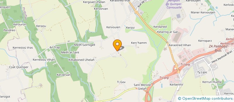 localisation de l'entreprise MADAME MARIE KERNOA  PLUGUFFAN