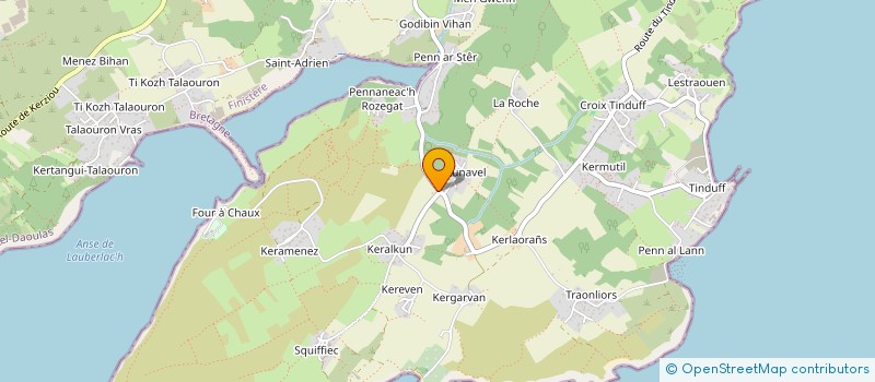 localisation de l'entreprise MADAME MARIE KERVELLA  PLOUGASTEL-DAOULAS