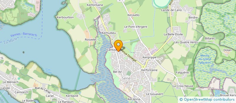 localisation de l'entreprise MADAME MARIE KERZERHO à SENE