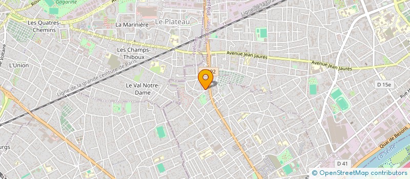 localisation de l'entreprise MADAME MARIE KESSEDJIAN à BEZONS