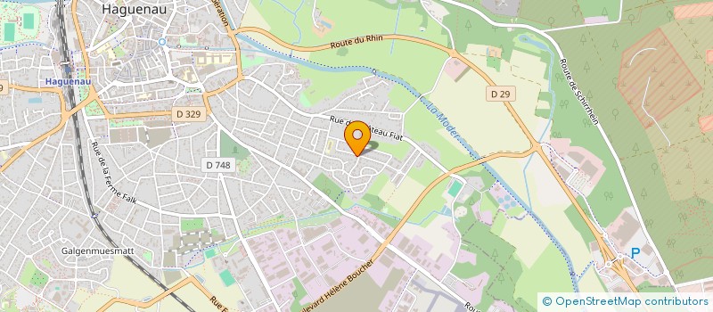 localisation de l'entreprise MADAME MARIE KESSLER  HAGUENAU