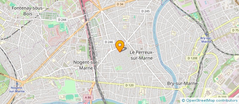 localisation de l'entreprise MADAME MARIE KHAWAM  LE PERREUX-SUR-MARNE