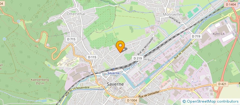 localisation de l'entreprise MADAME MARIE KLEINKLAUS  SAVERNE