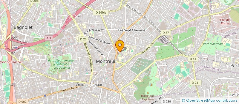 localisation de l'entreprise MADAME MARIE KOCH à MONTREUIL