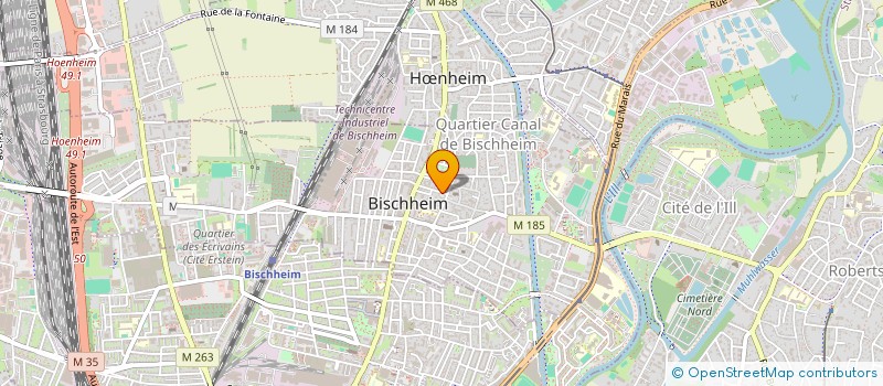 localisation de l'entreprise MADAME MARIE KOEBEL  BISCHHEIM