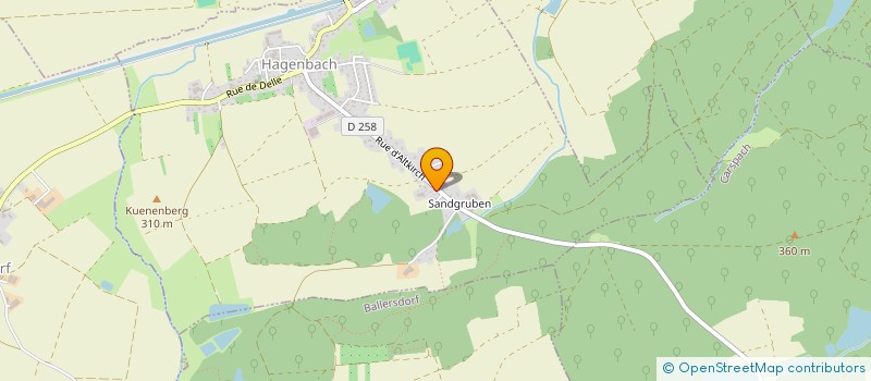 localisation de l'entreprise MADAME MARIE KOENIG à HAGENBACH