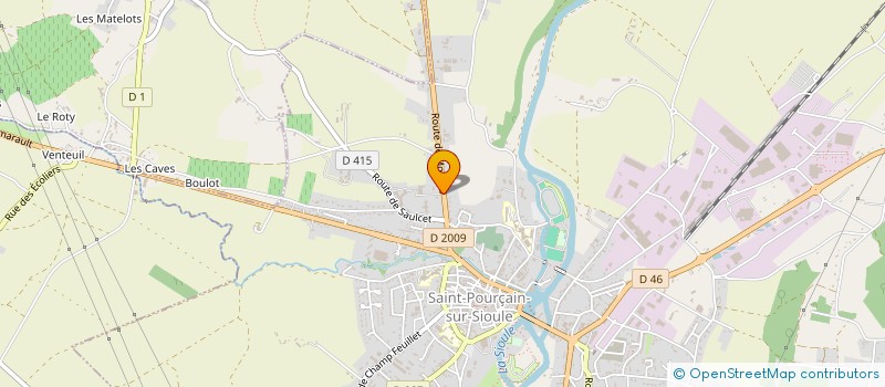 localisation de l'entreprise MADAME MARIE KORTCHOUK à SAINT-POURCAIN-SUR-SIOULE