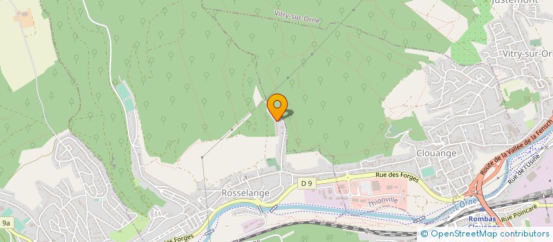 localisation de l'entreprise MADAME MARIE KOWALCZYK  ROSSELANGE