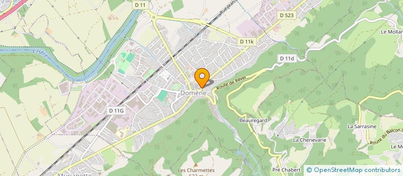 localisation de l'entreprise MADAME MARIE KRAMPAC  DOMENE