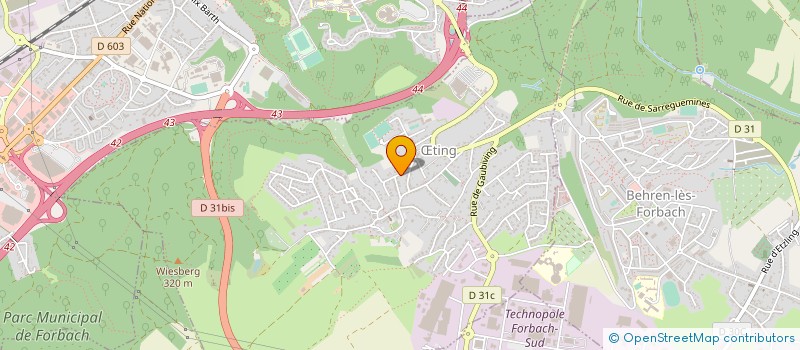 localisation de l'entreprise MADAME MARIE KRATZ  TING