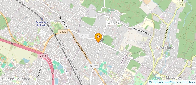 localisation de l'entreprise MADAME MARIE KRUPSKI à SAINT-PRIX