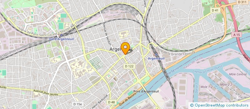 localisation de l'entreprise MADAME MARIE KRUSZINSKI  ARGENTEUIL