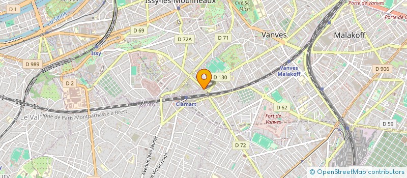 localisation de l'entreprise MADAME MARIE KULLMANN à CLAMART