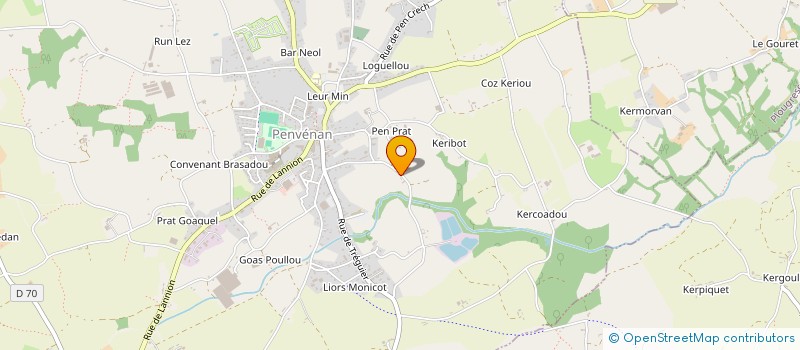 localisation de l'entreprise MADAME MARIE L'ANTHOEN  PENVENAN