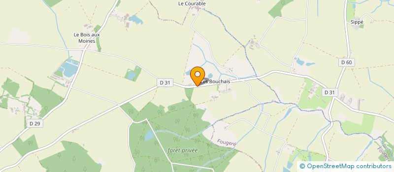 localisation de l'entreprise MADAME MARIE L HERMITE  LA CHAIZE-LE-VICOMTE