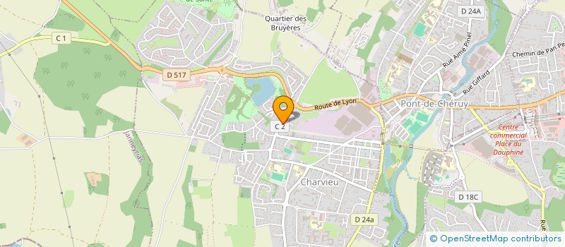 localisation de l'entreprise MADAME MARIE LAB  PONT-DE-CHERUY