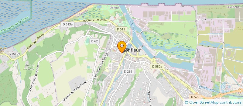 localisation de l'entreprise MADAME MARIE LAB  HONFLEUR