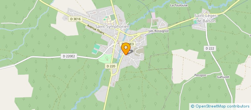 localisation de l'entreprise MADAME MARIE LABARDIN à SAINT-SYMPHORIEN