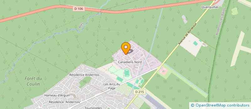 localisation de l'entreprise MADAME MARIE LABARTHE-PON  ANDERNOS-LES-BAINS