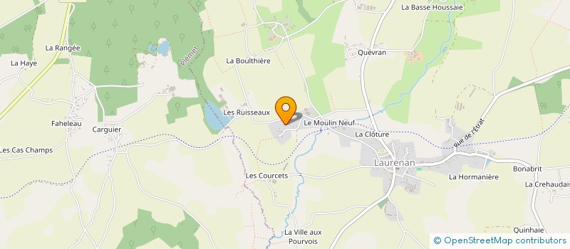 localisation de l'entreprise MADAME MARIE LABBE  LAURENAN