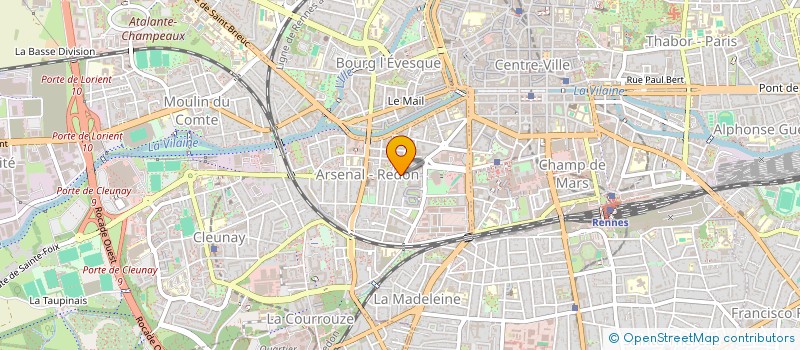 localisation de l'entreprise MADAME MARIE LABBE à RENNES