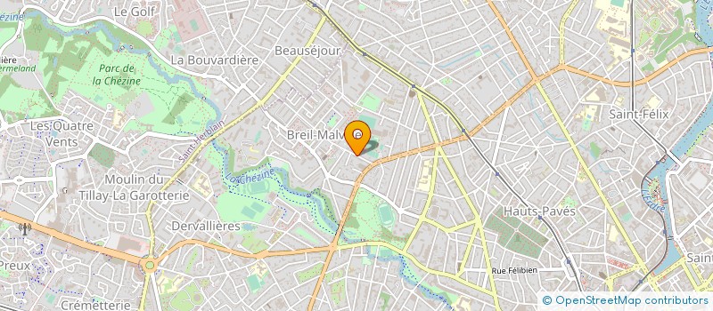 localisation de l'entreprise MADAME MARIE LABERENNE à NANTES