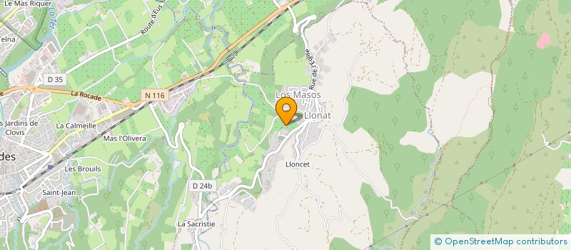 localisation de l'entreprise MADAME MARIE LABESSE à LOS MASOS