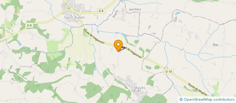 localisation de l'entreprise MADAME MARIE LABORDE  MAYLIS