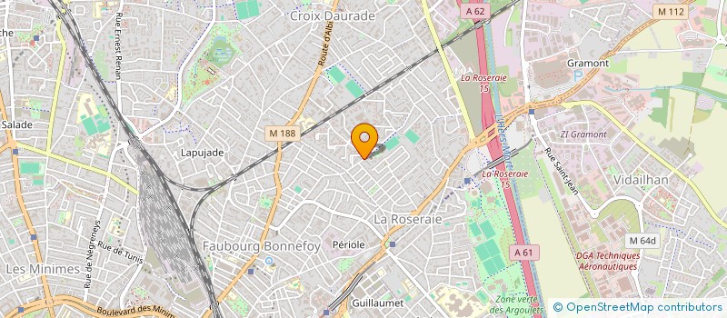 localisation de l'entreprise MADAME MARIE LABRO  TOULOUSE