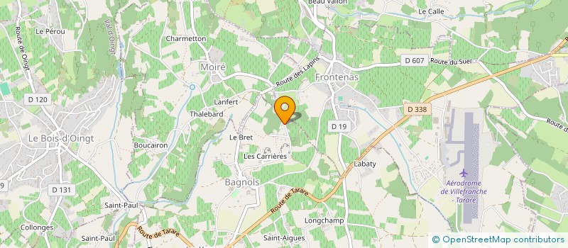 localisation de l'entreprise MADAME MARIE LABROSSE  BAGNOLS