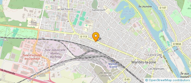 localisation de l'entreprise MADAME MARIE LABRU  MANTES-LA-JOLIE