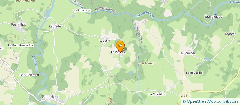 localisation de l'entreprise MADAME MARIE LABUSSIERE à BALLEDENT