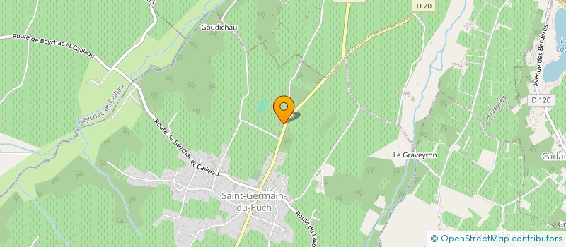 localisation de l'entreprise MADAME MARIE LACARRERE  SAINT-GERMAIN-DU-PUCH