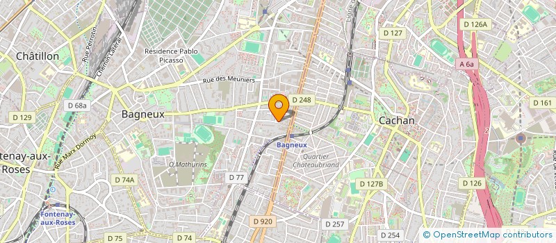 localisation de l'entreprise MADAME MARIE LACAZE à BAGNEUX