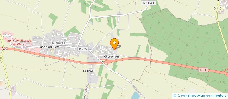 localisation de l'entreprise MADAME MARIE LACHAIZE  FERRIERES