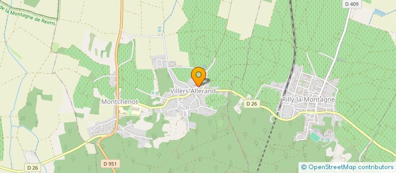 localisation de l'entreprise MADAME MARIE LACLEF  VILLERS-ALLERAND