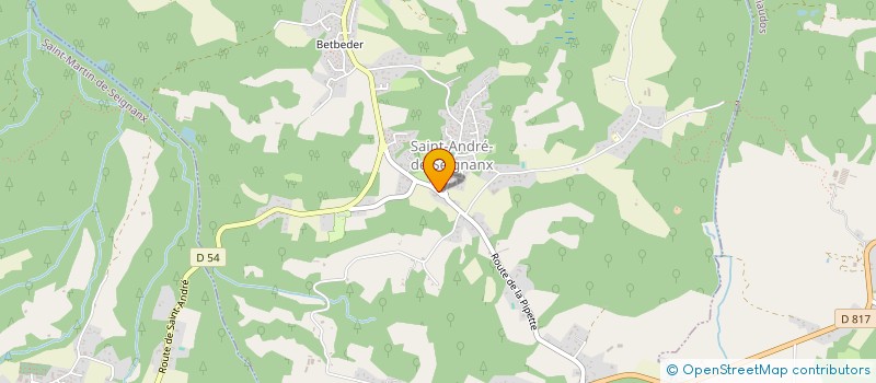 localisation de l'entreprise MADAME MARIE LACOMBE  SAINT-ANDRE-DE-SEIGNANX