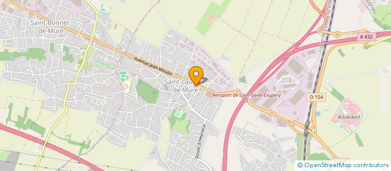 localisation de l'entreprise MADAME MARIE LACOMBE  SAINT-LAURENT-DE-MURE