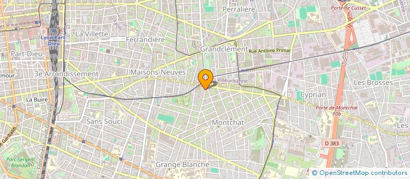 localisation de l'entreprise MADAME MARIE LACOUTURE  LYON