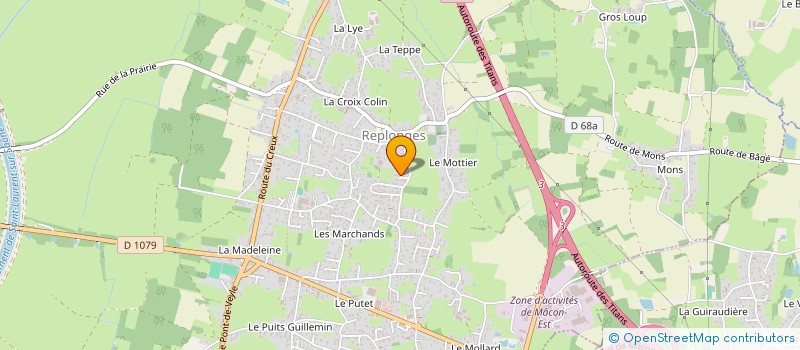 localisation de l'entreprise MADAME MARIE LACROIX à REPLONGES