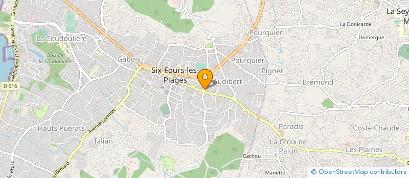 localisation de l'entreprise MADAME MARIE LACROIX à SIX-FOURS-LES-PLAGES