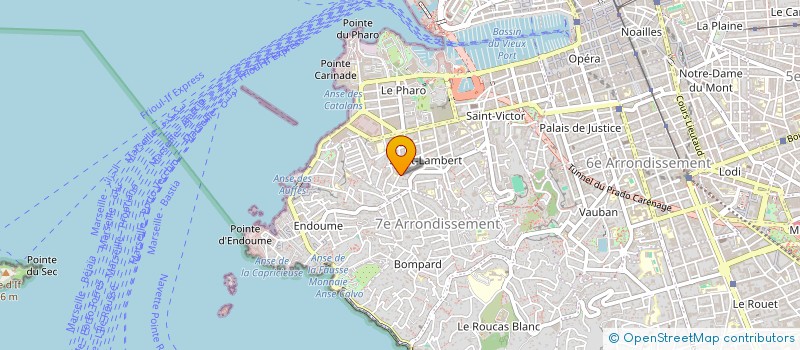localisation de l'entreprise MADAME MARIE-LAETITIA BERNARDINI à MARSEILLE