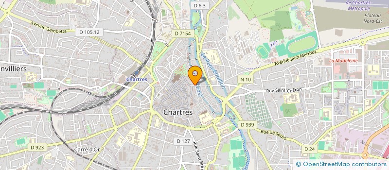 localisation de l'entreprise MADAME MARIE-LAETITIA DE FEYDEAU DE SAINT-CHRISTOPHE  CHARTRES