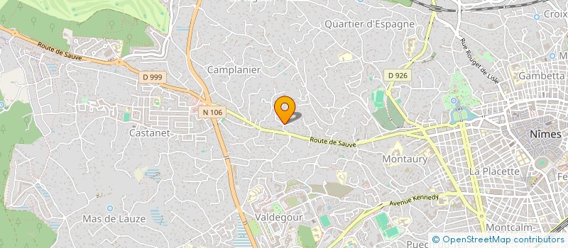 localisation de l'entreprise MADAME MARIE LAETITIA HENRY DE VILLENEUVE  NIMES